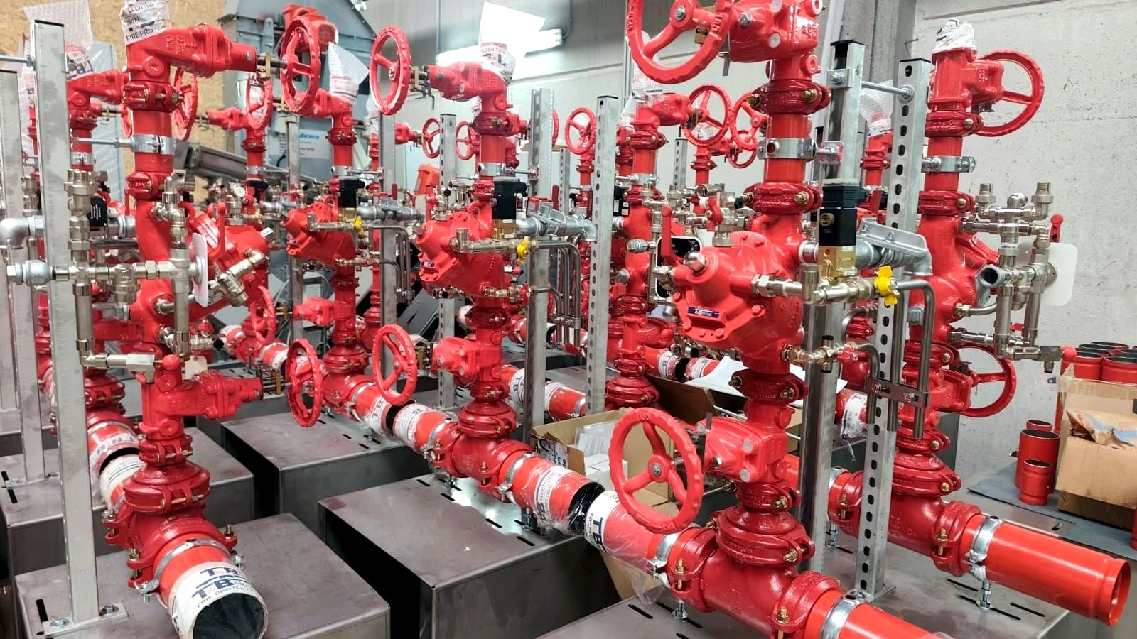 Priprema sprinkler ventilskih stanica